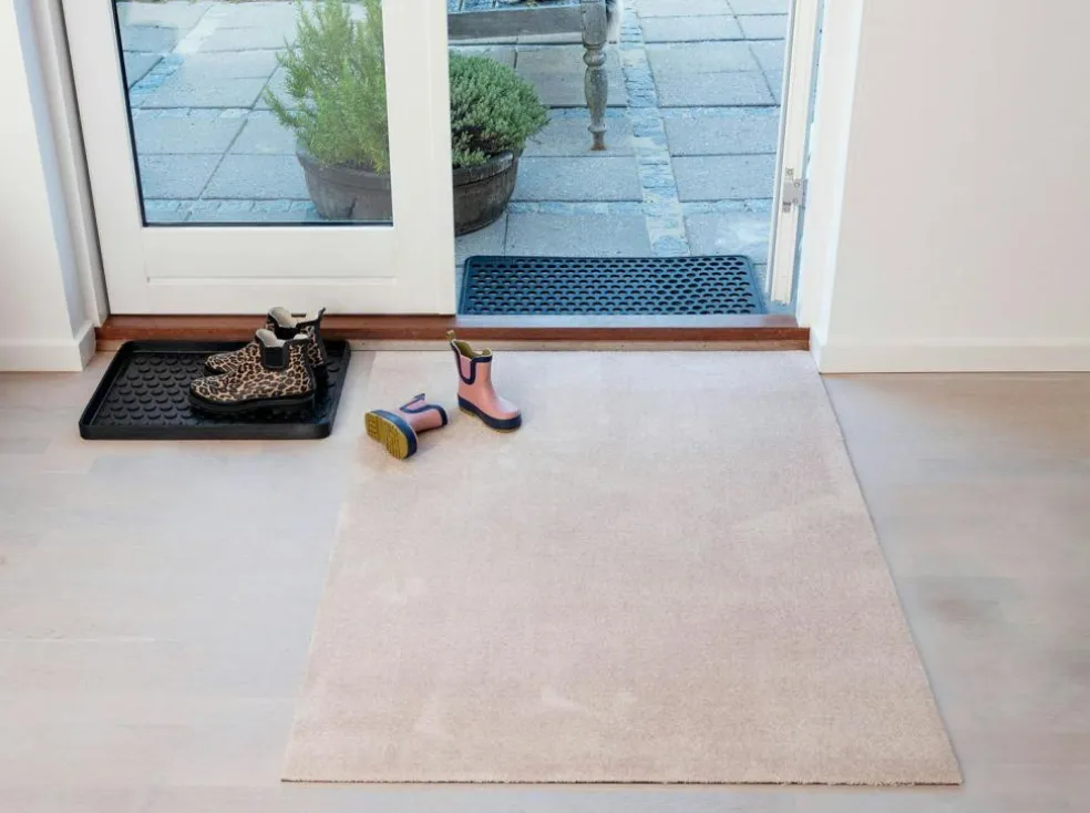 Uni Color Rug Ivory, 90x130 cm