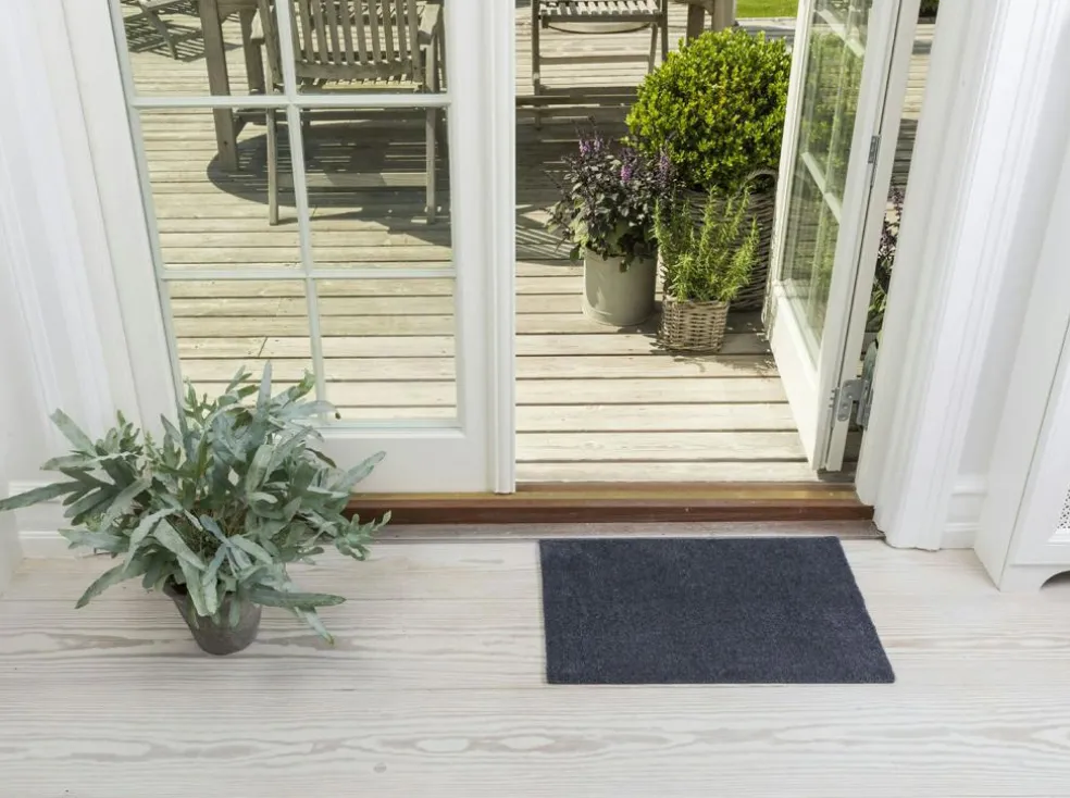 Unicolor Door Mat Grey, 40x60 cm