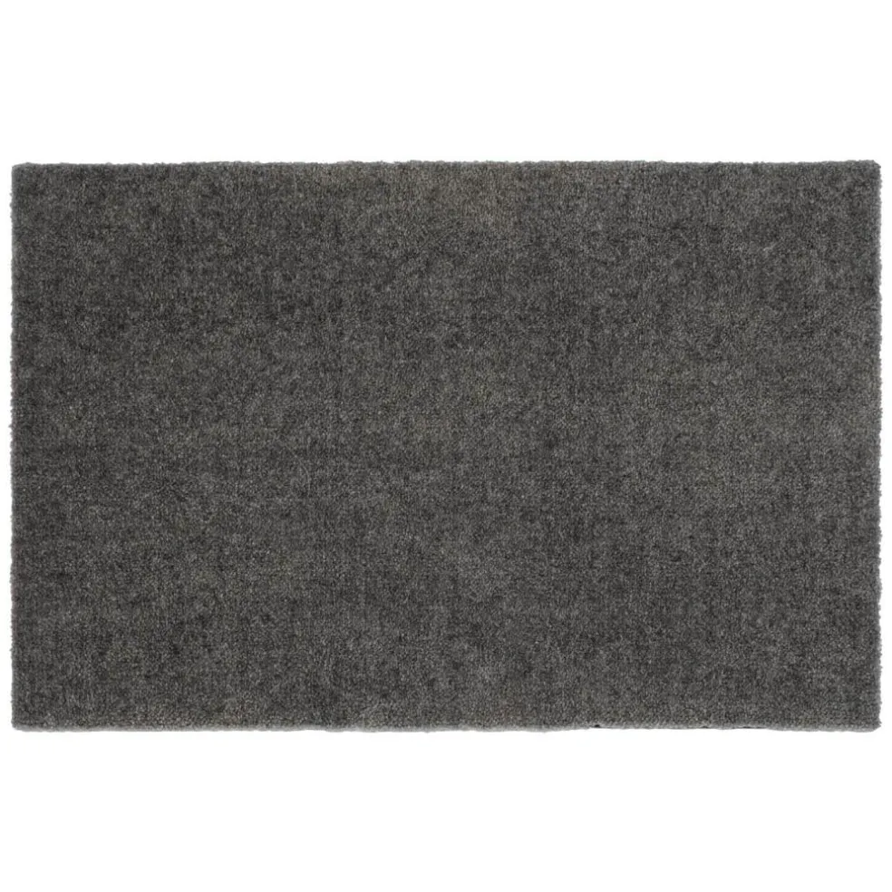Unicolor Door Mat Steel Grey, 60x90 cm