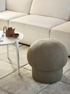 Uno Pouf Cream, Ø50 cm