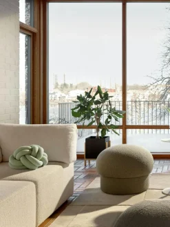 Uno Pouf Cream, Ø50 cm