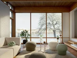 Uno Pouf Cream, Ø50 cm