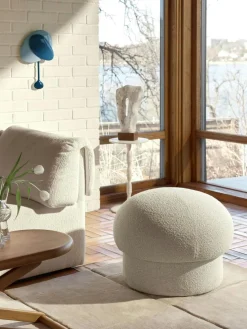 Uno Pouf Cream, Ø50 cm