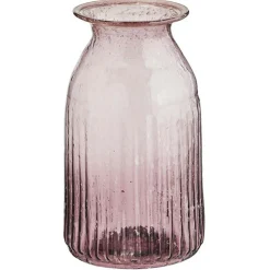 Vase Recycled Glass Purple, 13 cm