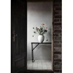 Vase White Glazed, 22 cm