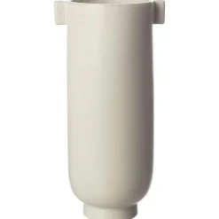 Vase With Ears White Sand, 28x14.5 cm