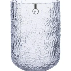 Vase With Patterned Glass 18 cm