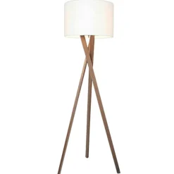 Vega Floor Lamp 160 cm, Walnut