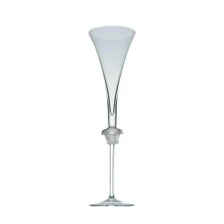 Versace Medusa Luminere Champagne Flute, Clear