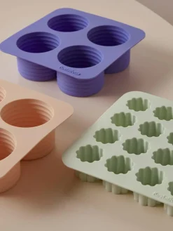 Viva Ice Cube Tray 4x13 cl, Powder Pink