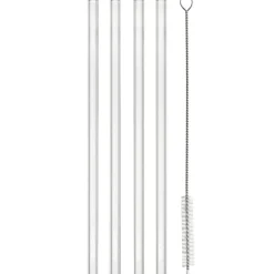 Viva Straws 4-pack, Glass