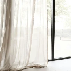 Vivi Curtain Recycled Fabric Double Width Natural, 290x290 cm