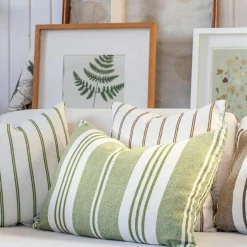 Vändteg Cushion Cover 40x60 cm, Marine/Off-white