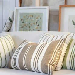 Vändteg Cushion Cover 40x60 cm, Marine/Off-white