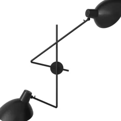 VV Cinquanta Twin Wall Lamp, Black