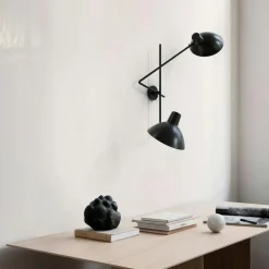 VV Cinquanta Twin Wall Lamp, Black