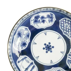 Wa Mixed Pasta Plate Ø20 cm, Matori Hishimon