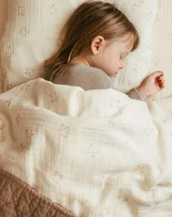 Wabi Sabi Bed Set 100x140 cm + 45x40 cm, Brown Hoshi Birds