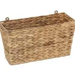 Water Hyacinth Wall Basket, Nature