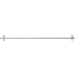 Welo Towel Bar, Brushed Silver