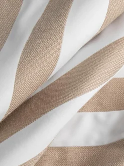 Wide Stripe Coasters 10x10 cm 4-pack, Grey