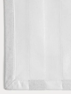 Wide Stripe Coasters 10x10 cm 4-pack, Grey