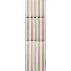 Wide Stripe Deck Chair Cushion 50x186 cm, Beige