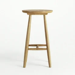 Wood H23 Barstool, Oak