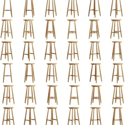 Wood H23 Barstool, Oak