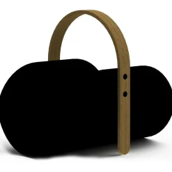 Woody Firewood Storage, Natural Oak