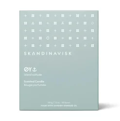 ØY Scented Candle With Lid, Light Blue L