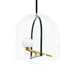 Yanzi S Pendant, Black / Brass