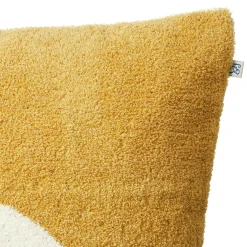 Yogi Cushion Cover Bouclé Spicy Yellow/Off-White, 50x50 cm