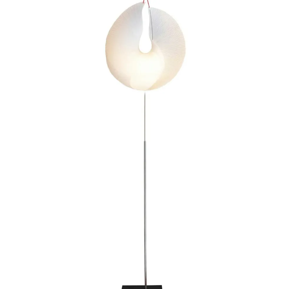 Yoruba Rose Floor Lamp, White