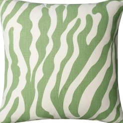 Zebra Cushion 50x50 cm Outdoor, Blue / Off-white