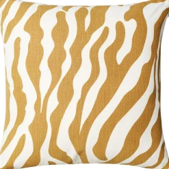 Zebra Cushion 50x50 cm Outdoor, Blue / Off-white