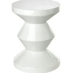 Zig Zag Stool, Beige
